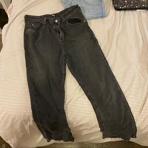 BDG black kick flare jeans